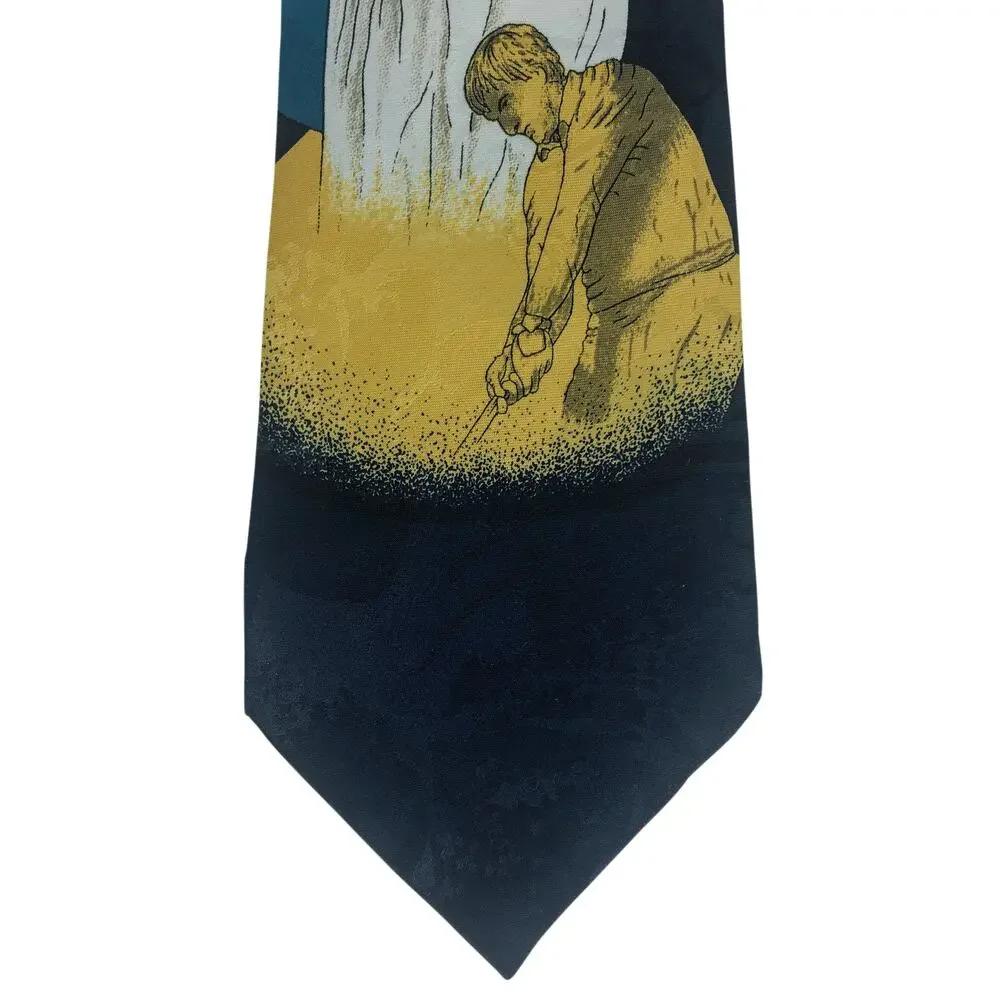 Swinging Golfers Tie